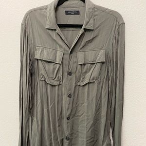 All Saints Men's Button Down Shirt